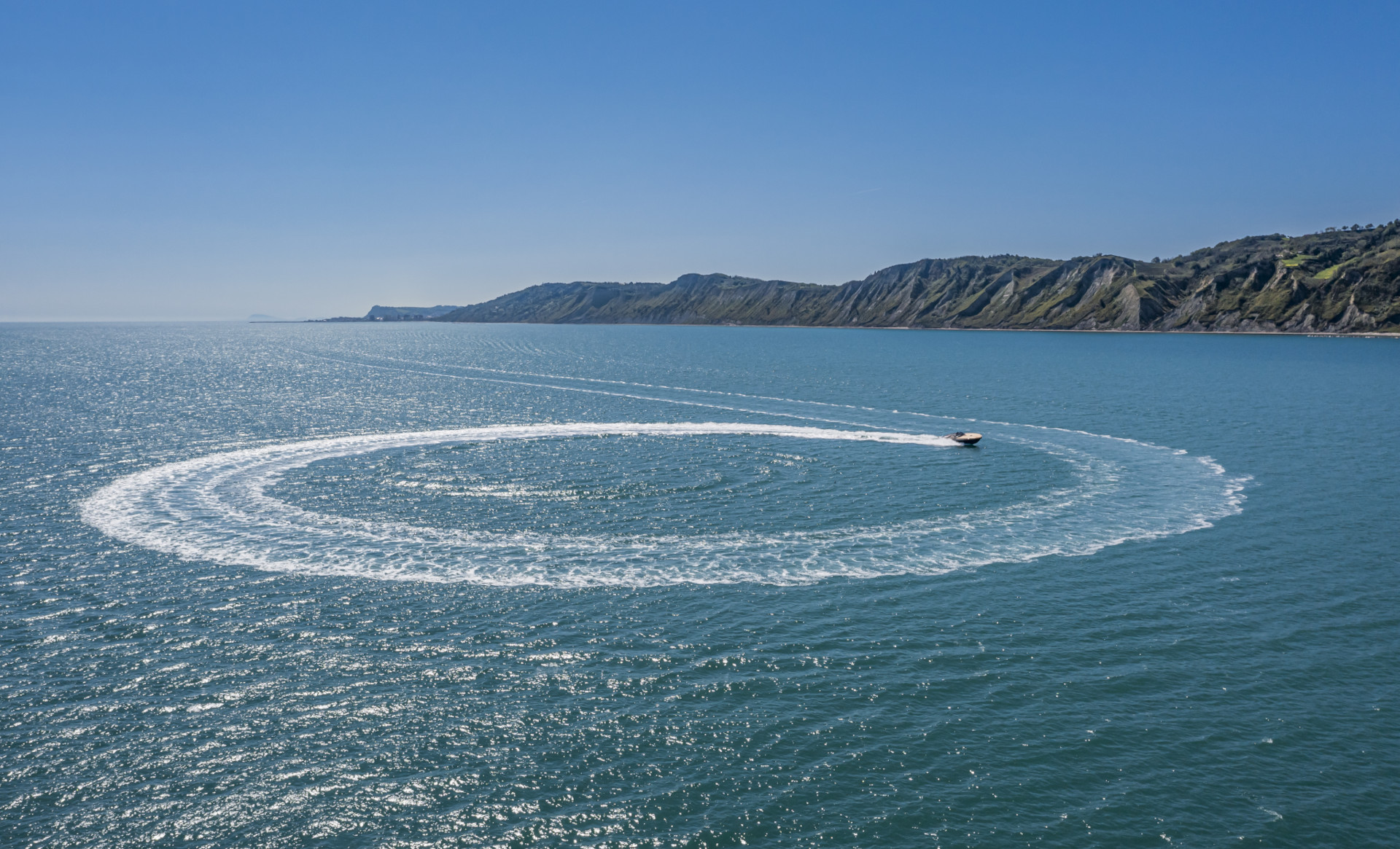 open top yacht